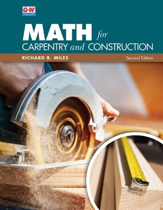 Math for Carpentry and Construction by Richard B. Miles (English) Paperback Book