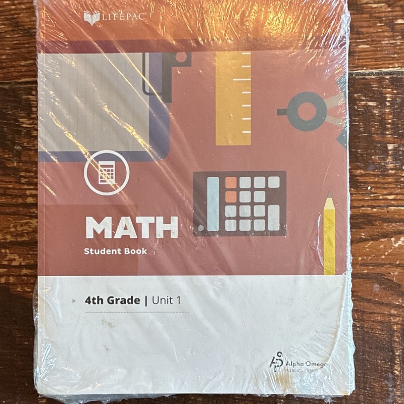 LIFEPAC Math Student Book Grade 4 Unit 1 Paperback by Alpha Omega Publications