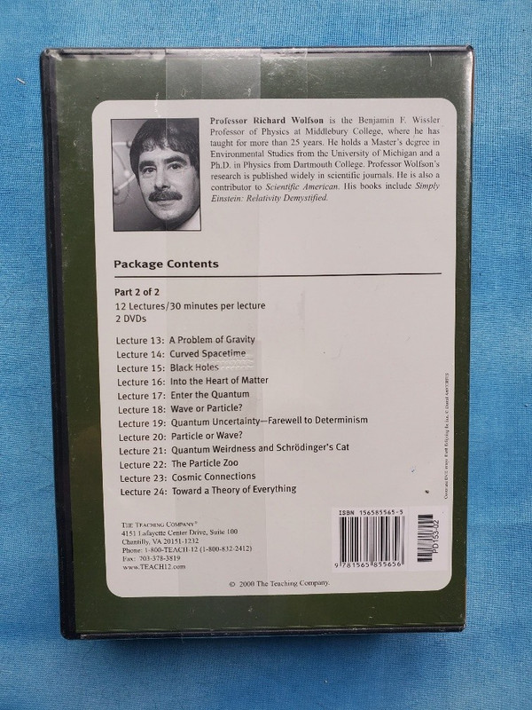 Great Courses: Einstein's Relativity & Quantum Revolution 4 DVD/ Guidebook New gallery