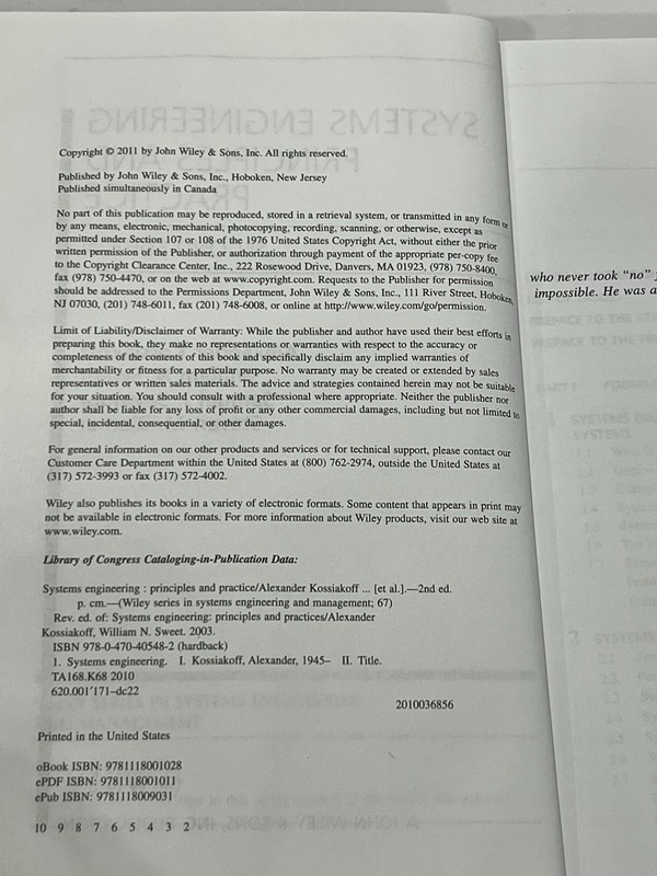 Systems Engineering Principles and Practice, Second Edition gallery