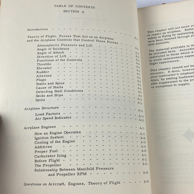 Introduction to Aviation A Complete Text Ground School Instruction Book 1968 gallery
