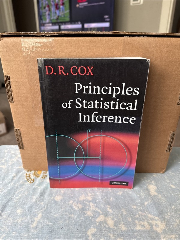 Principles of Statistical Inference – Paperback, by Cox D. R. – Very Good