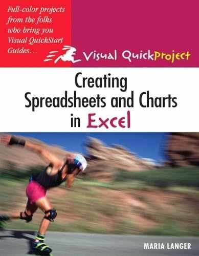 Creating Spreadsheets and Charts in – Paperback, by Langer Maria – Very Good x