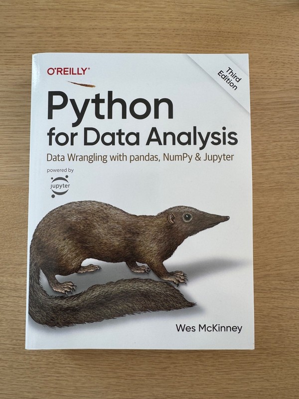 Python for Data Analysis : Data Wrangling with Pandas, NumPy, and Jupyter by Wes