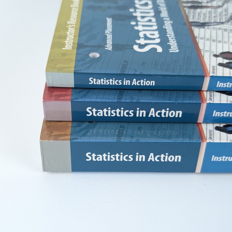 Statistics in action (AP) : Instructor's Guide Vol 1, 2, Resource Book with CD gallery