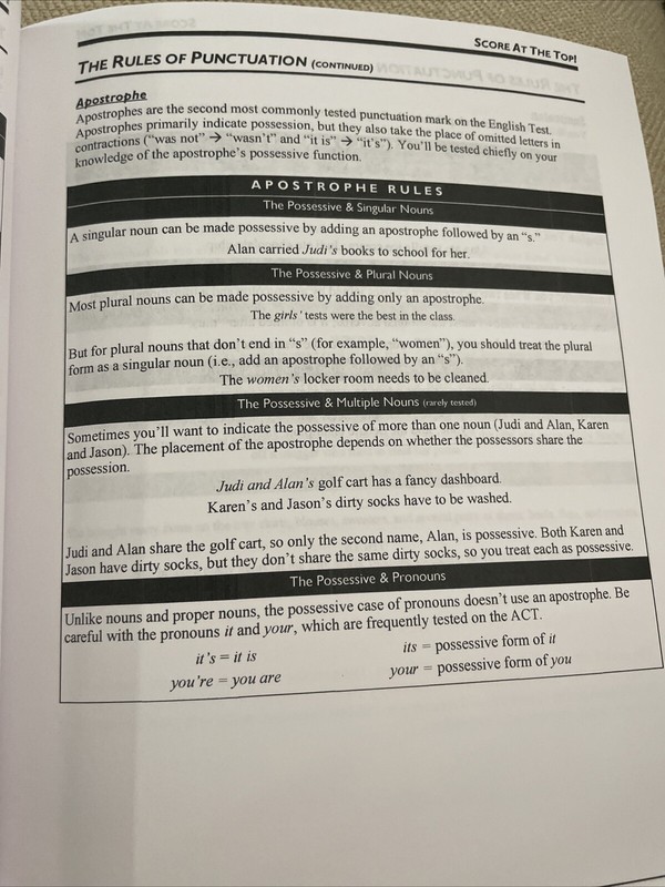 ACT Test Taking Strategies Book 12th Edition gallery