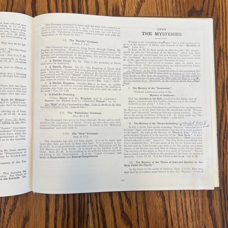 1920 Enlarged & Revised Edition Clarence Larkins Dispensational Truth Book FLAWS gallery
