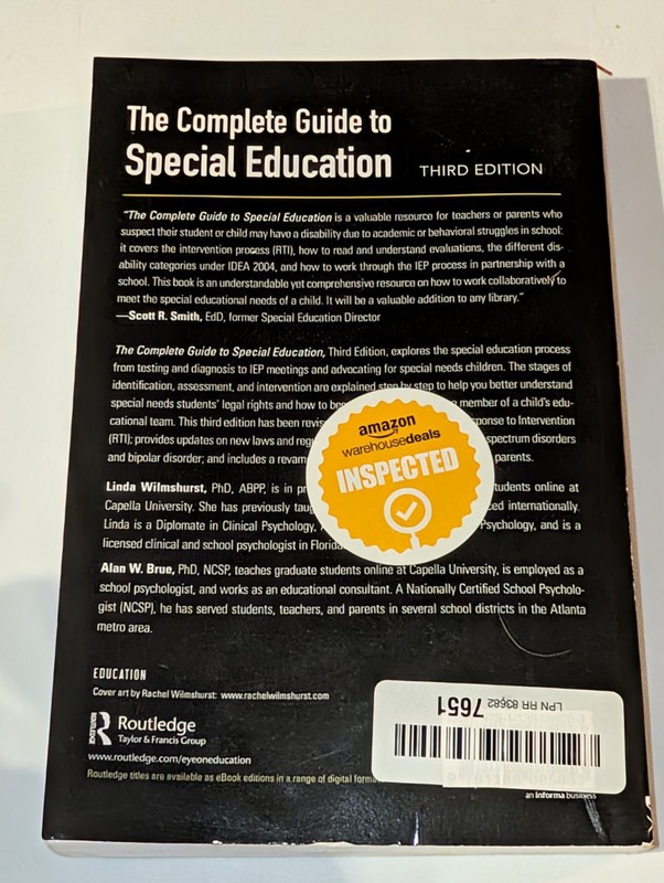 The Complete Guide to Special Education by Wilmshurst, Linda gallery