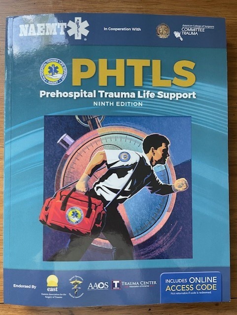 Prehospital Trauma Life Support 9th Edition & Online Access Code – Like New