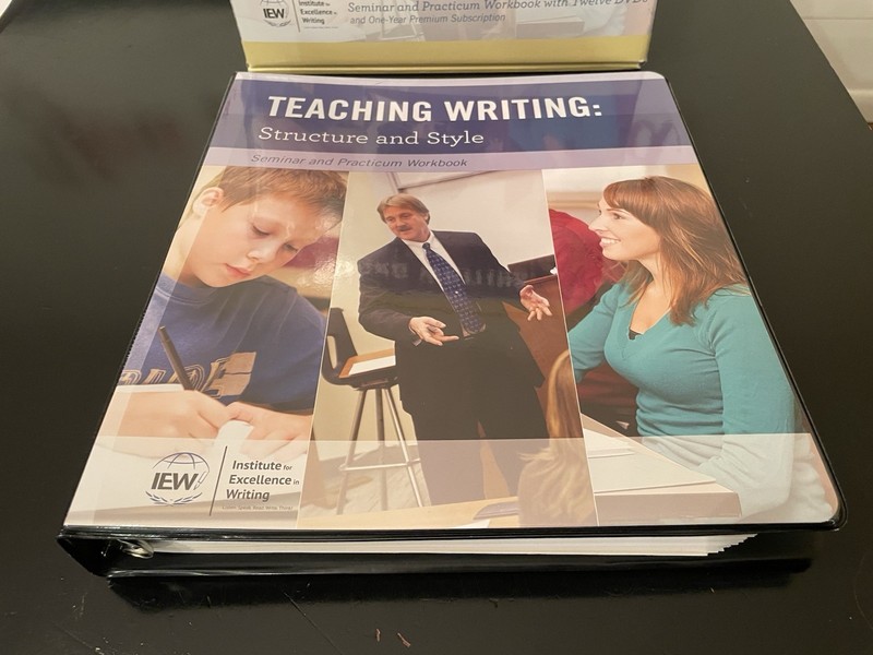 IEW Teaching Writing: Structure and Style, Seminar Workbook and 12 DVDs - 2nd ed gallery