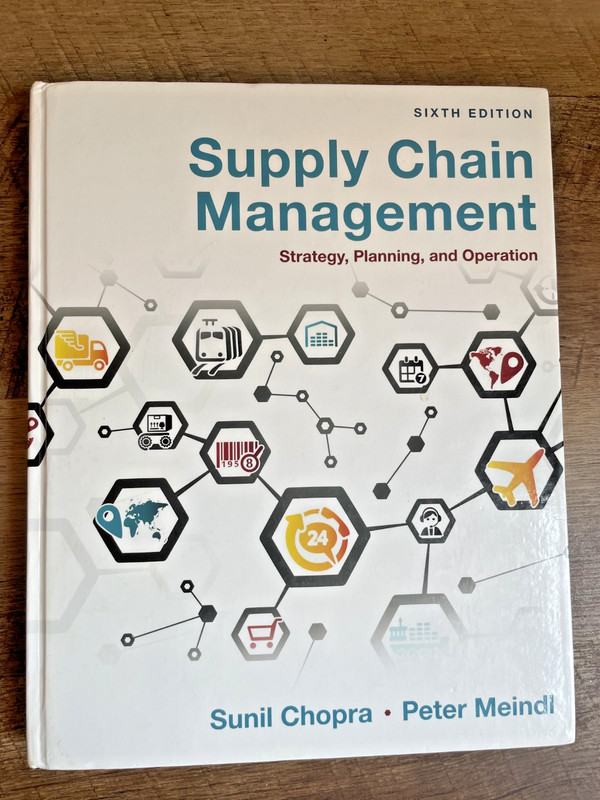 Supply Chain Management Strategy, Planning, Operation 6e Chopra/Meindl USED GOOD