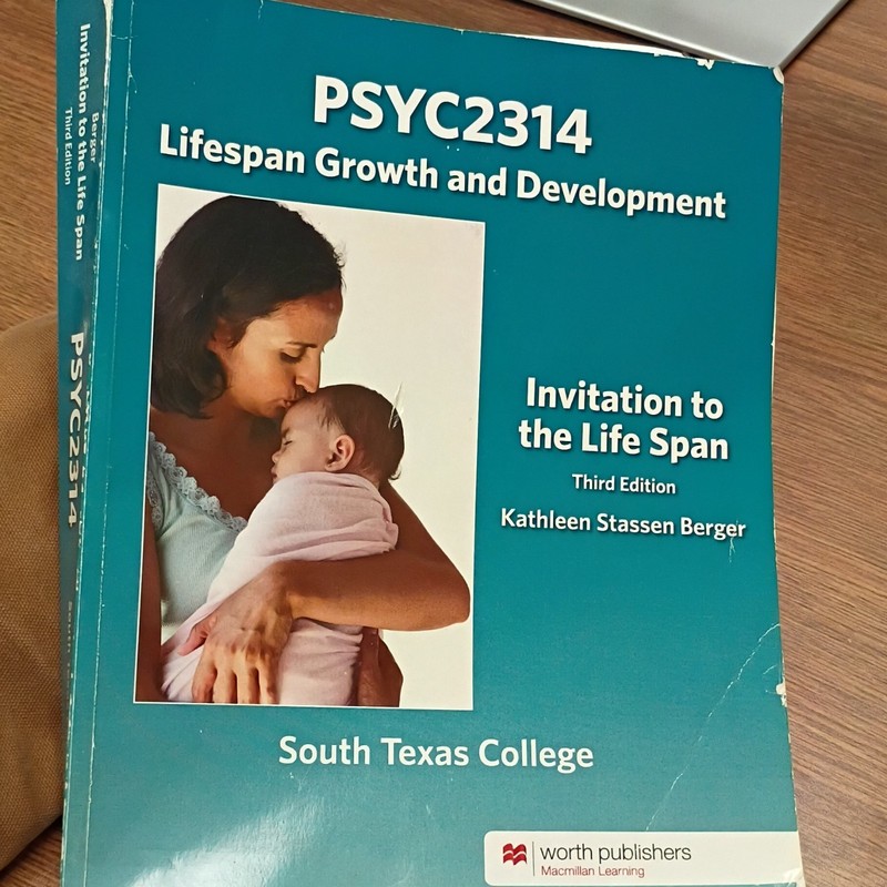 Invitation to the Life Span 3rd Ed Kathleen Stassen Berger PB PSYC2314