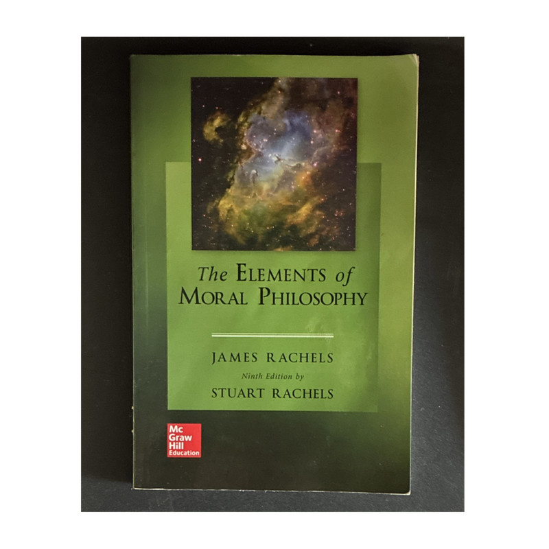The Elements of Moral Philosophy 9th Ed Paperback James & Stuart Rachels