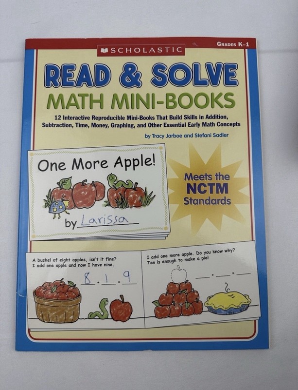Read & Solve Math Mini-Books, Grade K-1