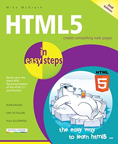 HTML5 in easy steps, 2nd Edition by McGrath, Mike Paperback / softback Book The