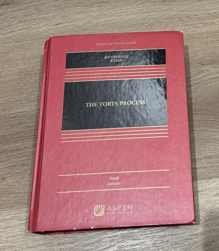 The Torts Process, 10th Edition