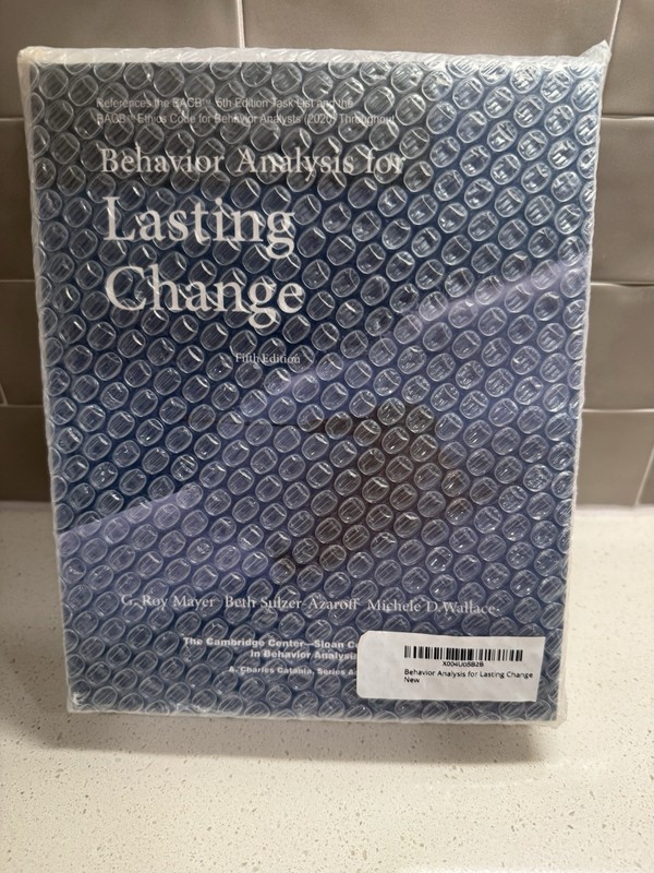 Behavior Analysis for Lasting Change 5th Edition NEW Sealed Free Shipping gallery