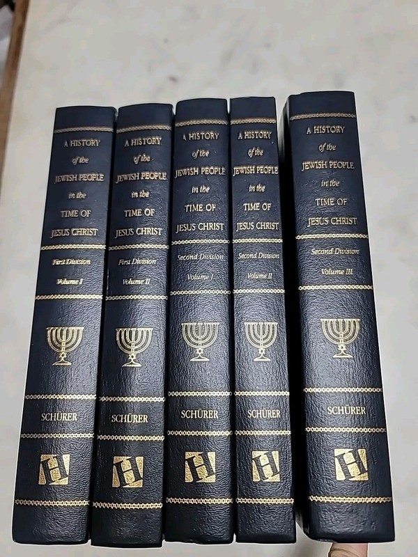 A History Of The Jewish People In The Time Of Jesus Christ 5 Volume Book Set