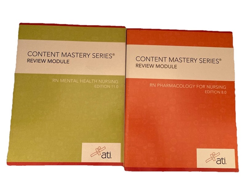 ATI Content Mastery Series Review Module Set RN 9 Books COMPLETE (SC 2021) GOOD gallery