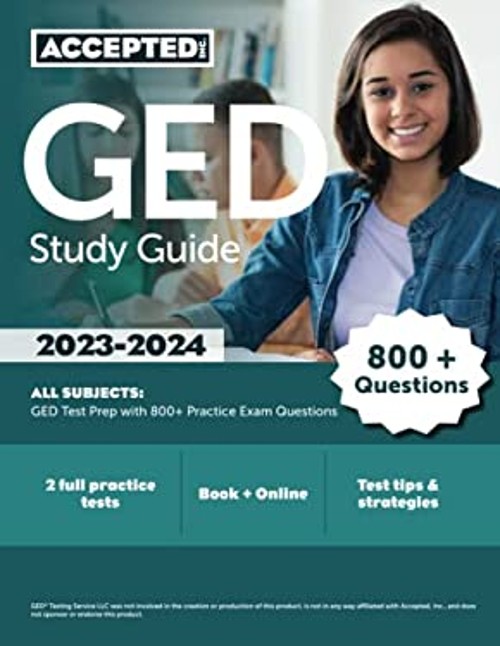 GED Study Guide 2023-2024 All Subjects : GED Test Prep with 800+