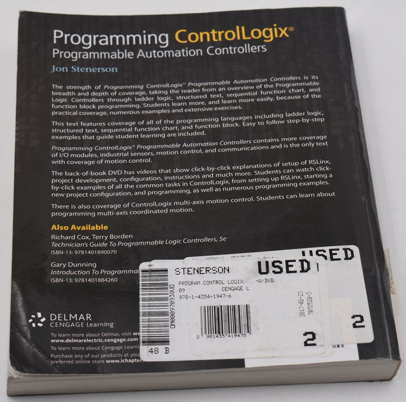 Programming ControlLogix: Programmable Automation Controllers ~ Stenerson, Jon P gallery