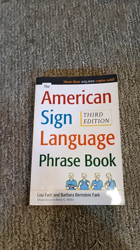 American Sign Language Phrase Book Fant & Fant 3rd Edition (2007) [VG]