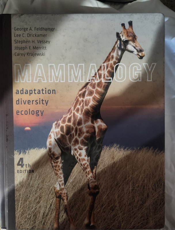 Ecology Mammalogy Adaptation, Diversity, – Hardcover