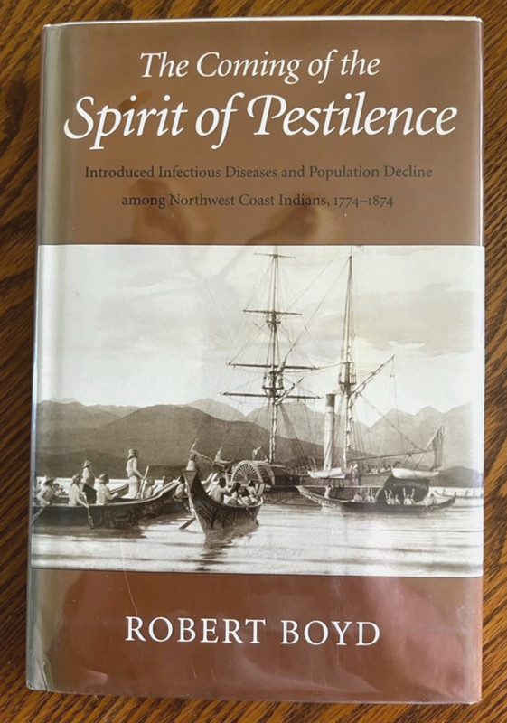 Coming of the Spirit of Pestilence Robert Boyd Hardcover Dust Jacket Ex-Library
