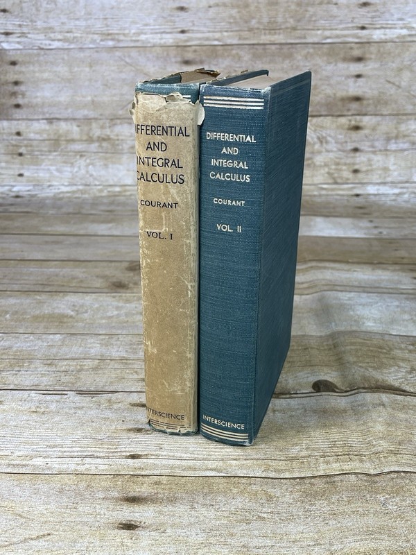 Differential and Integral Calculus Volume 1 & 2 R. Courant Set – READ