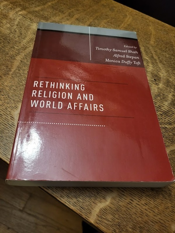 Rethinking Religion and World Affairs by Alfred Stepan (2012, Trade Paperback)