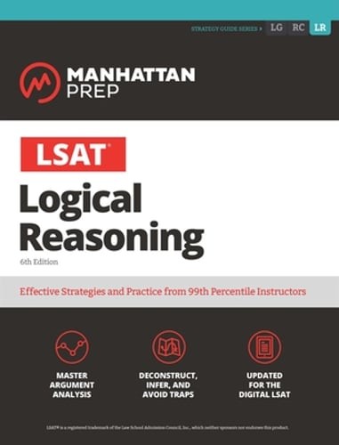 LSAT Logical Reasoning by Manhattan Prep: Used