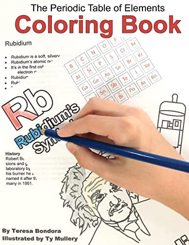 The Periodic Table of Elements Coloring Book, Bondora, Mullery 9781466484290-,