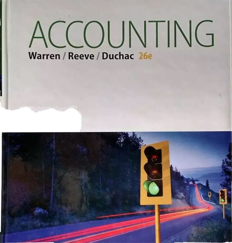 Accounting Warren/Reeve/Duchac 26 Edition