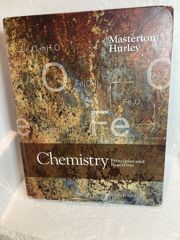 Chemistry: Principles and Rx 8th Ed- Hardcover by William Masterton- Acceptable