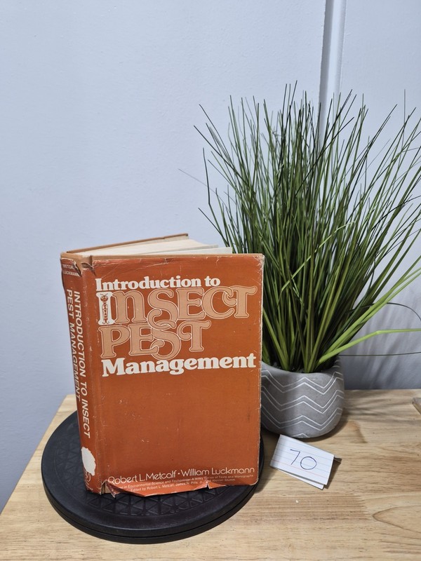 Introduction to Insect Pest Management – Robert Metcalf 1975 Vintage Insecticide