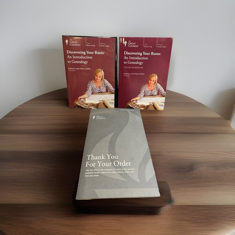 Discovering Your Roots An Introduction to Genealogy DVD & Workbook Great Courses