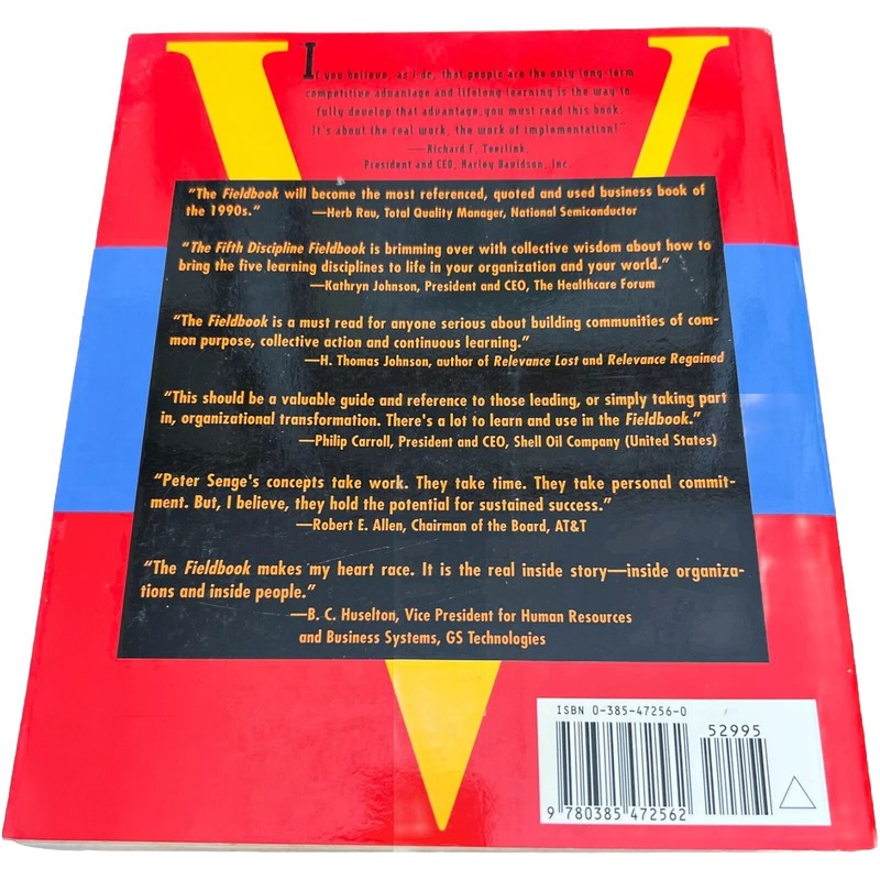 The Fifth Discipline Fieldbook softback book by Peter M Senge gallery