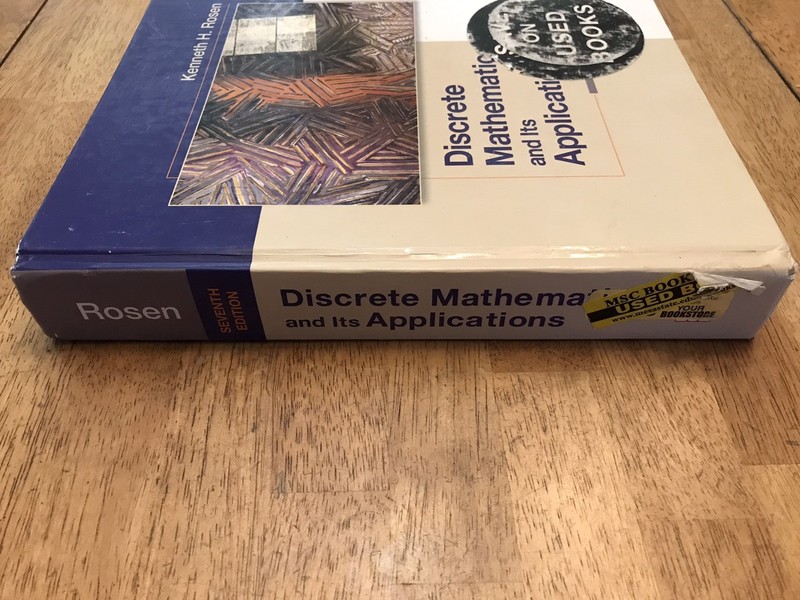 Discrete Mathematics and Its Applications - Hardcover, by Rosen Kenneth - Good gallery