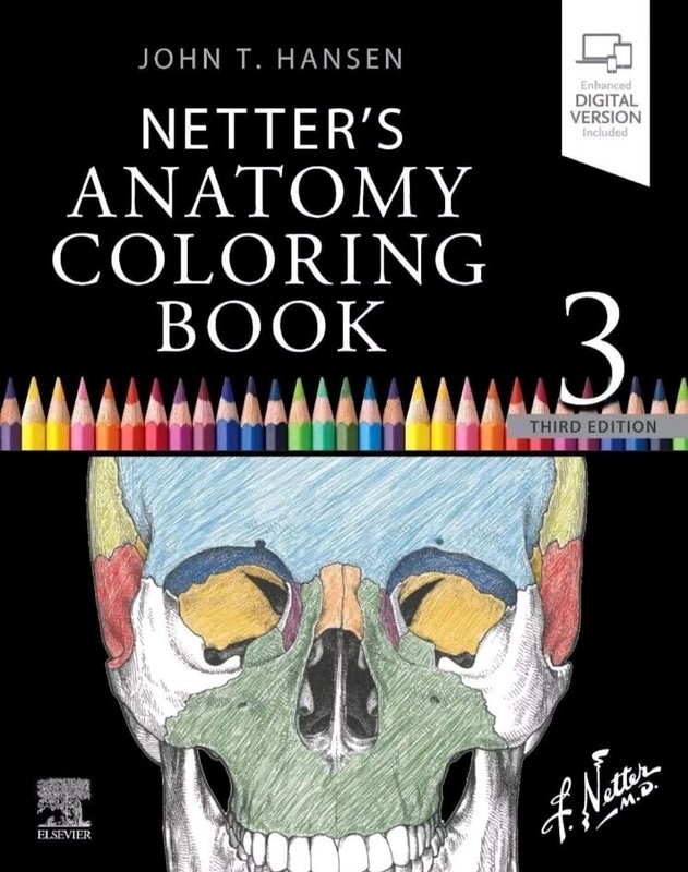 Netter Basic Science Ser.: Netter’s Anatomy Coloring Book by John T. Hansen…