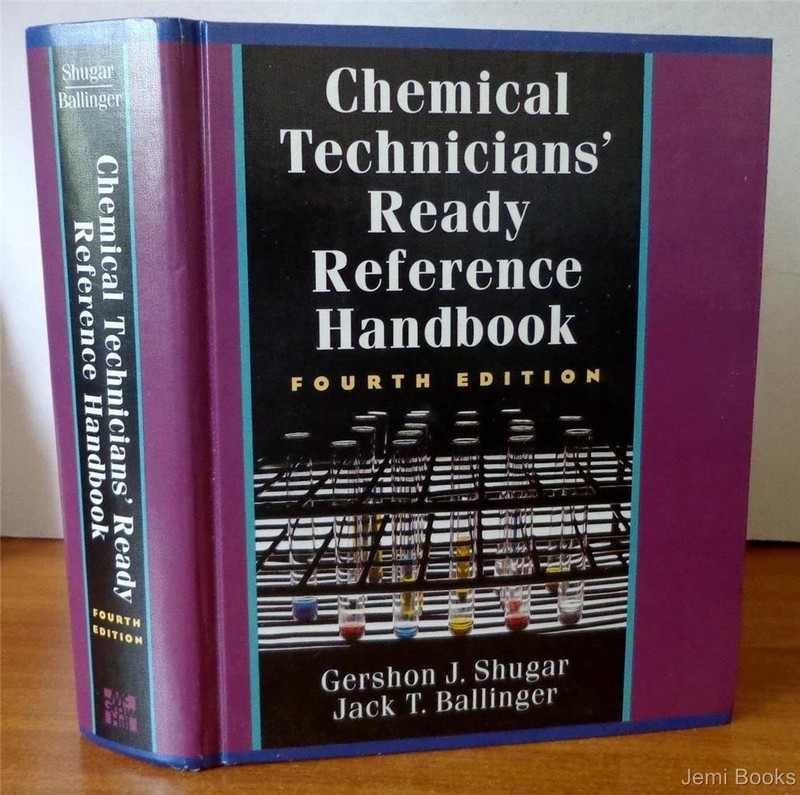 Chemical Technicians’ Ready Reference Handbook, 4th Edition – hardcover Jack…