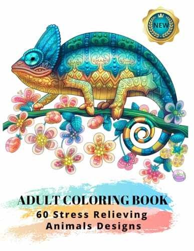 Adult Coloring Book : 60 Stress – Paperback, by Soares Olympia – Very Good