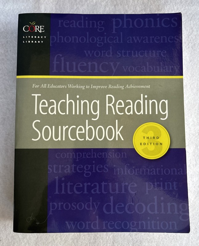 Teaching Reading Sourcebook CORE Literacy 3rd Edition Honig Diamond