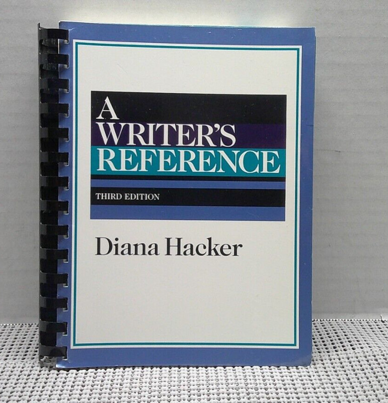 A Writer’s Reference Paperback Diana T. Hacker