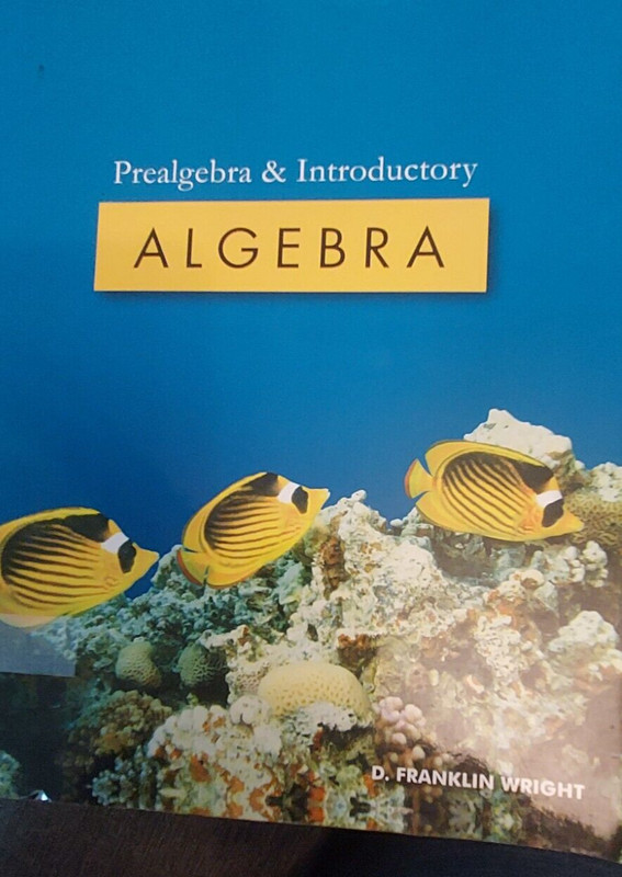 Prealgebra and Introductory Algebra D. Franklin Wright (2015, TPK) BL7A