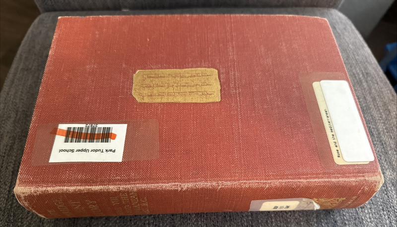 CAMBRIDGE ANCIENT HISTORY Vol VIII Rome and the Mediterranean S.A. Cook HC exlib