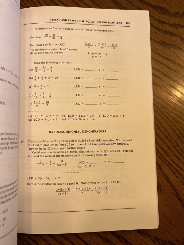 Practical Algebra : A Self-Teaching Guide 2nd Edition by Selby (Paperback, 1991) gallery