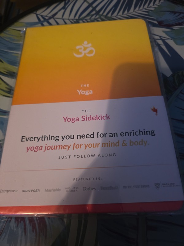 NEW: The Yoga Sidekick Journal by Habit Nest Flow Your Way To Good Health SEALED