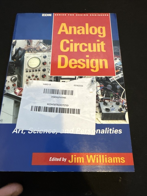 Analog Circuit Design: Art, Science – Paperback, by Williams Jim – Acceptable