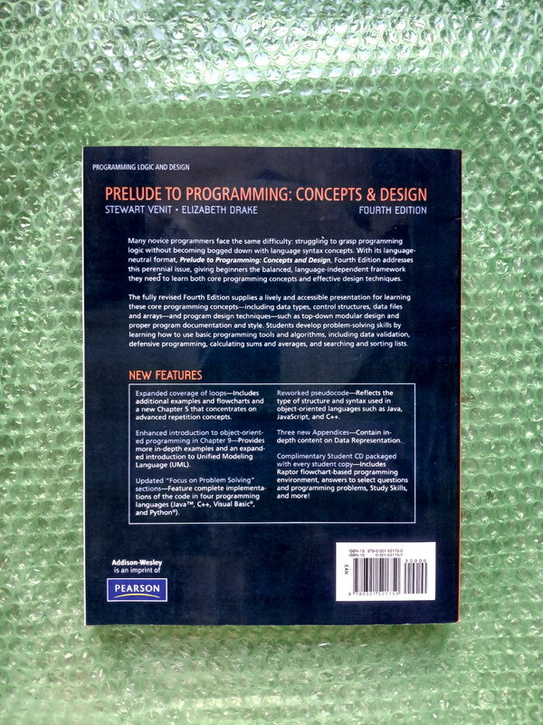 Prelude to Programming: Concepts & Design [With CDROM] gallery