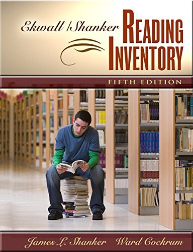 Ekwall/Shanker Reading Inventory, Cockrum, Ward